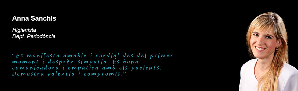 Anna Sanchis - Clínica dental Costa Codina - Centre d'odontologia general a Granollers
